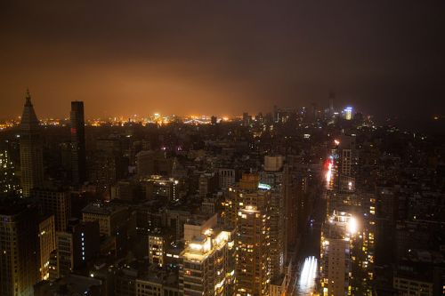 Post-Sandy Manhattan. Source: Hybirdd, via Wikimedia Commons.